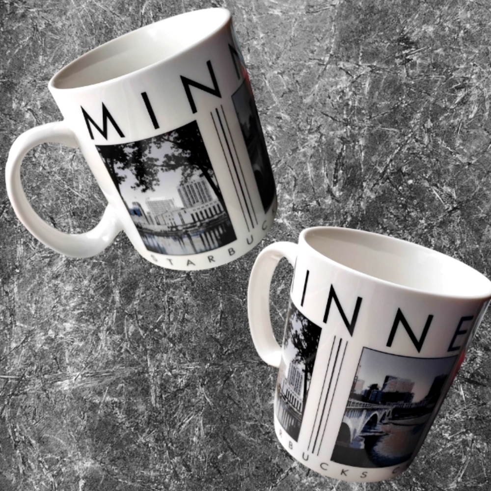 Vintage Starbucks City Series Minneapolis Ceramic Mug